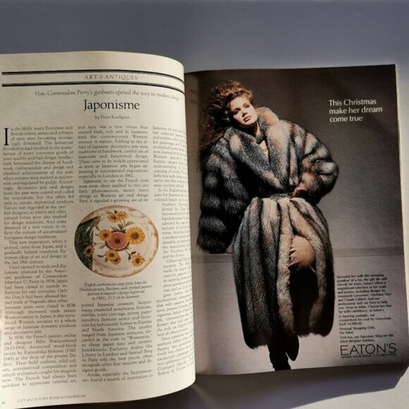 November 1987 City & Country Home Magazine Canadian Lifestyle Interior Design - Picture 4 of 7